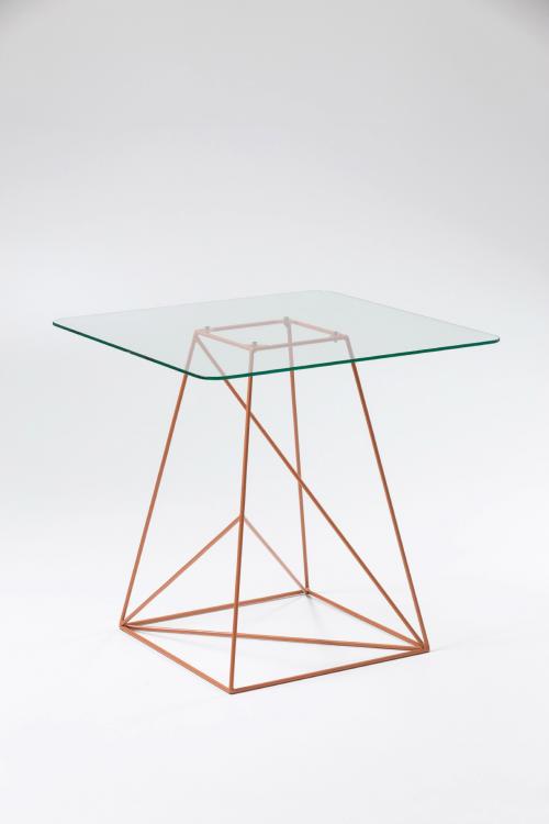 Furniture Design  I  Brass tall bar table 