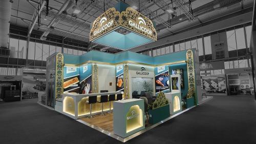 2025 Gallicoop saudi food show riyadh elkészült stand