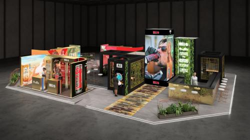 2024 Hell Stand Paris 3D-Visualisierung