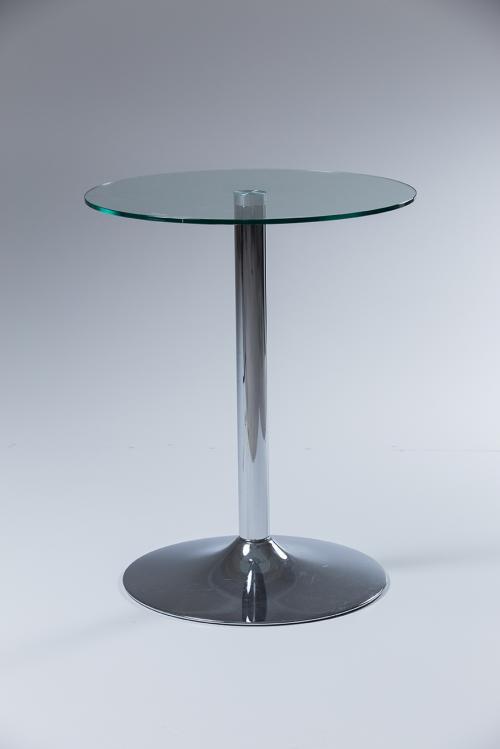 Glass round table